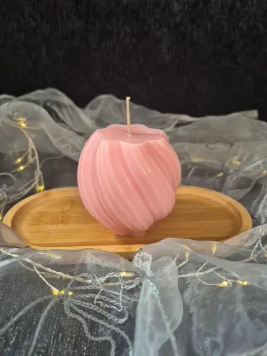 Lueur Torsadée Rose